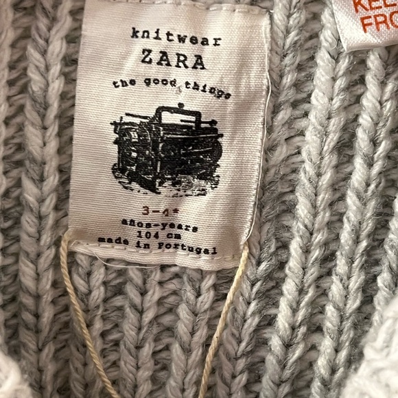 Zara boys knitwear acrylic sweater NWT - Picture 6 of 8